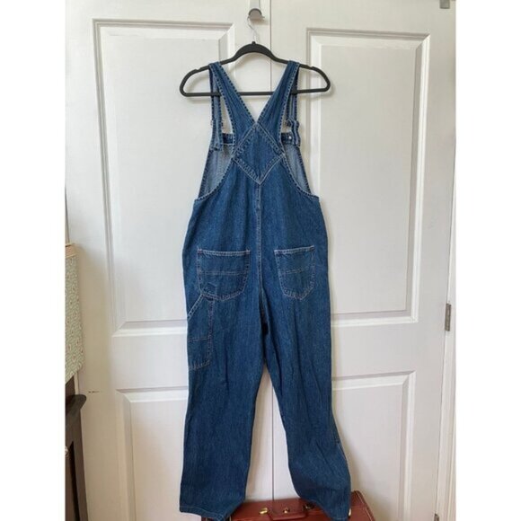 Vintage Johnny Q Overalls Womens S Dungaree Blue Denim Bib Carpenter - Picture 7 of 13